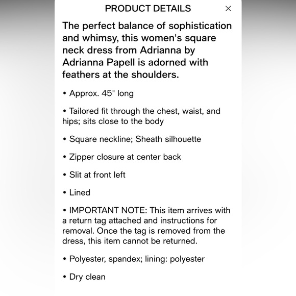 Sheath Midi dress square neck royal blue, size 2 by Adrianna - Picture 10 of 11